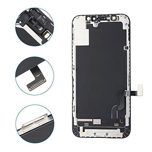 Image of ECOM HUB Compatible for Apple iPhone 12 Mini GX Amoled Display+Touch Screen Replacement Assembly Combo Folder