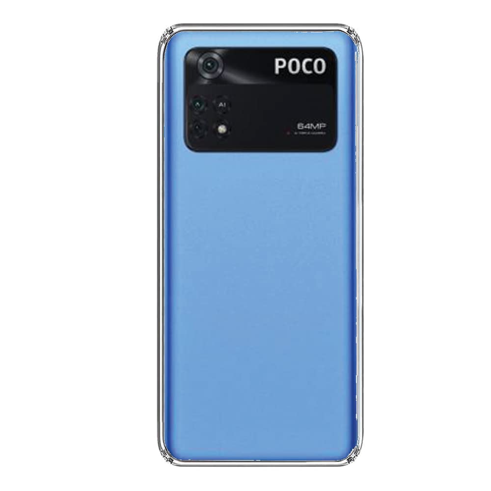 Pinaaki Enterprises Back Cover for Poco M4 Pro 4G Back Cover | Slim Soft Back Case for Poco M4 Pro 4G (Transparent) (B09X2WM8ND) Amazon Price History, Amazon Price Tracker