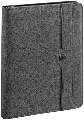 Wenger Affiliate A4 Evrak Dosyası İş Düzenleyici 25,4 cm 10 inç Tablet Bölmesi Çıkarılabilir Telli Klasör Gri - Görsel 1