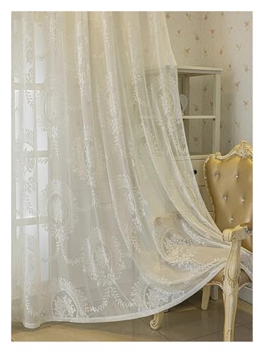 Cortinas de encaje delicadas para crear un ambiente romántico y acogedor en casa 2