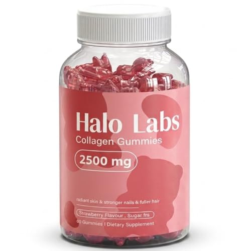 Halo Labs Vexity Labs Collagen Gummies, Gummies, Non-GMO,Strawberry Flavor(1PCS)