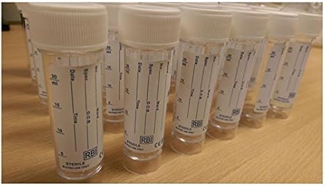 30ml Universal Containers Specimen Containers Urine Sample Bottle Labelled Qty Of 20