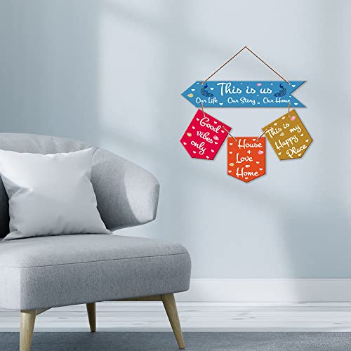 Image of Artvibes Wall Hanging Home Decorative Wall Art for Living room | Bedroom | Gifts | Wall Hanger for Decoration | Modern Decor | Artwork | Wall Sculpture | Signs & PlaquesArt Print (WH 6401NR)