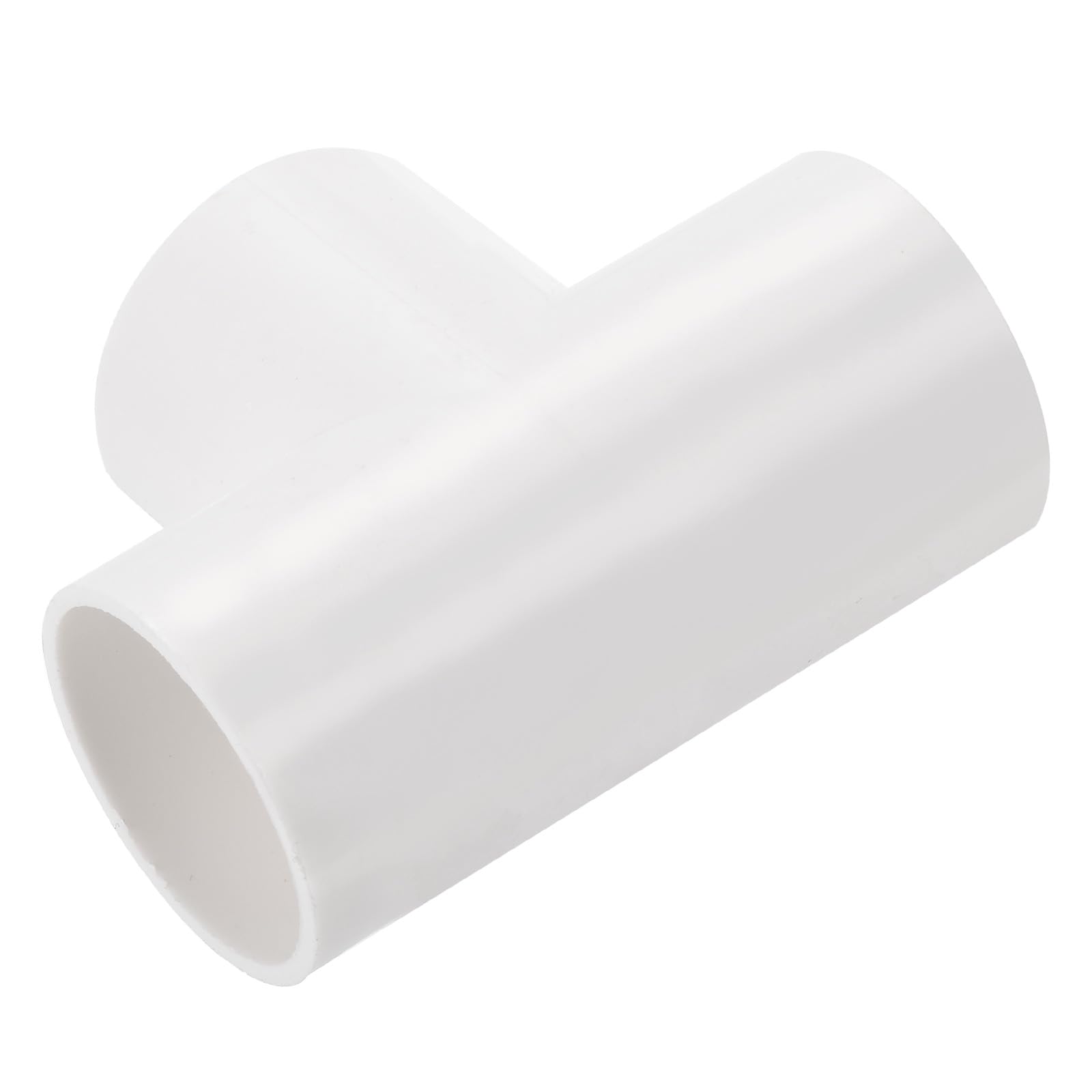 QUARKZMAN Giunto per Guaina Pvc Raccordi a Forma di T Giunto per Tubo Bianco 25 mm 3 Vie per Guaina Elettrica da Giardino Confezione da 30