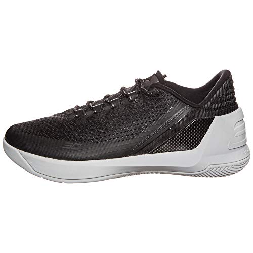 Under Armour Men's Curry 3 Low Basketball Shoe (9 M Us, Black/White/White) #TOP4