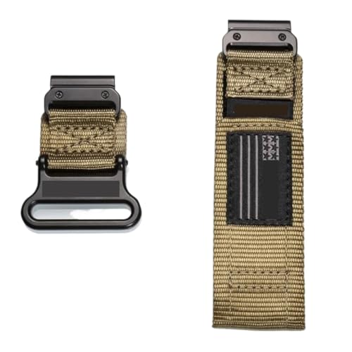 �݊���������܂� Garmin Fenix 7/6/5/Epix/Instinct/Tactix �E�H�b�`�o���h 20 22 26mm �i�C�����X�g���b�v �N�C�b�N�����[�X�t��(125GRM-Green,20MM_M 185MM TO 210MM)
