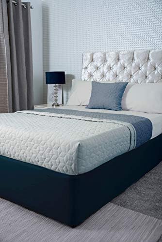 Belledorm 100% Jersey Cotton Divan Bed Base Wrap, Navy, Double