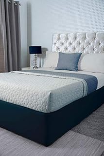 Belledorm 100% Jersey Cotton Divan Bed Base Wrap, Navy, Double