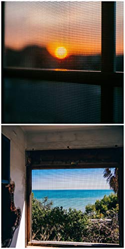 Ktojoy 2"X140" Screen Repair Kit, Door Window Screen Repair Tape Fiberglass Covering Mesh, 3-Layer Strong Adhesive And Waterproof Repair Holes Tears, Black #TOP5