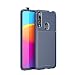 Huawei P Smart Z /Y9 Prime 2019 Case, Silicone Leather[Slim Thin] Flexible TPU Protective Case Shock Absorption Carbon Fiber Cover for Google Huawei P Smart Z /Y9 Prime 2019 Case (Navy)
