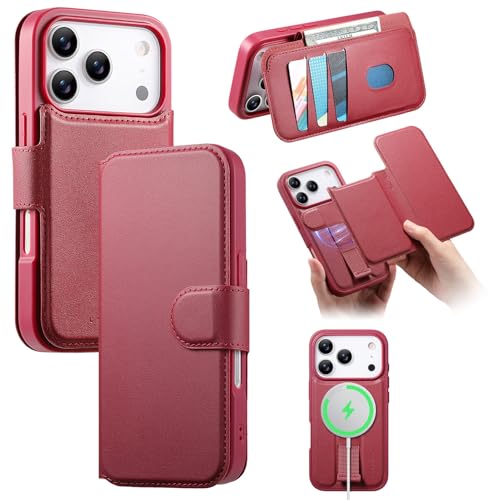 For 2025fiPhone 17ProP[X蒠^RFIDubLO CX[dΉ 2 in 1 O\U[ J[h[ X^h@\X}zP[XyMYHzACtH17v lC y ֗ ho ϏՌ 