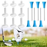 NASHARIA Rubber Golf Tees: 12 Pieces Rubber Tees for Golf Mats 4 Size Golf Mat Tees Set and 6 Pieces