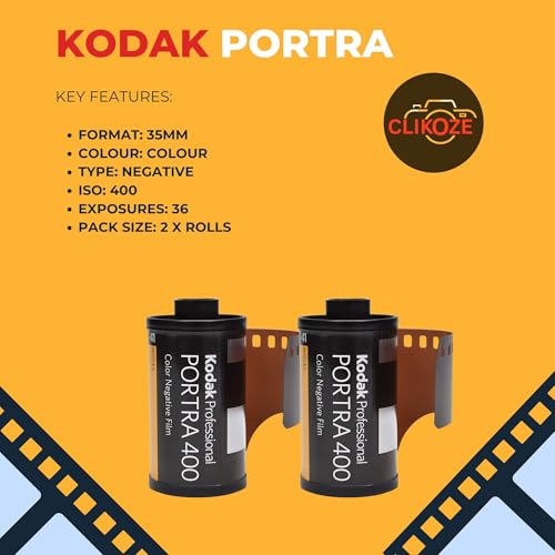 Kodak Portra 400 Colour Negative Film Bundle - 35mm, 36 Exposures x2, Includes Photography Tips Card - Image 2