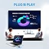 GUSSLM Wireless HDMI Transmitter and Receiver, Wireless HDMI Extender Kit, Support 4K, 2.4/5GHz for Streaming Video/Audio from Laptop, PC, Smartphone to HDTV/Projector
