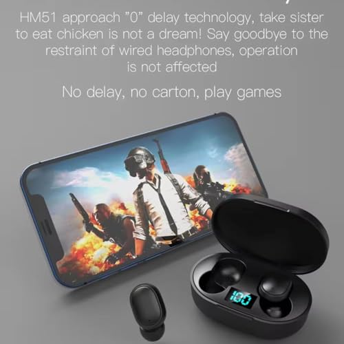 Image of VEROX Wireless TWS Buds Mini Earbuds 25hrs Playtime with ENC Bluetooth 5.3, Deep Bass, Touch Control, Voice Assistant & Fast Charging - Black