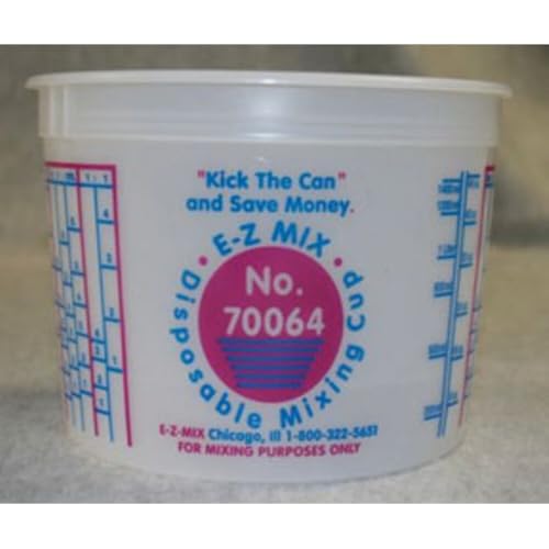 E-Z MIX 70064 2 Quart Cup, 50 Pack