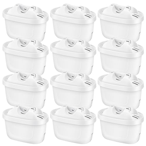 12 Pack Wasserfilter für Brita Wasserfilterkartuschen Kompatibel mit Brita Maxtra+, für Style, Maveâ€¦ – Miniatur