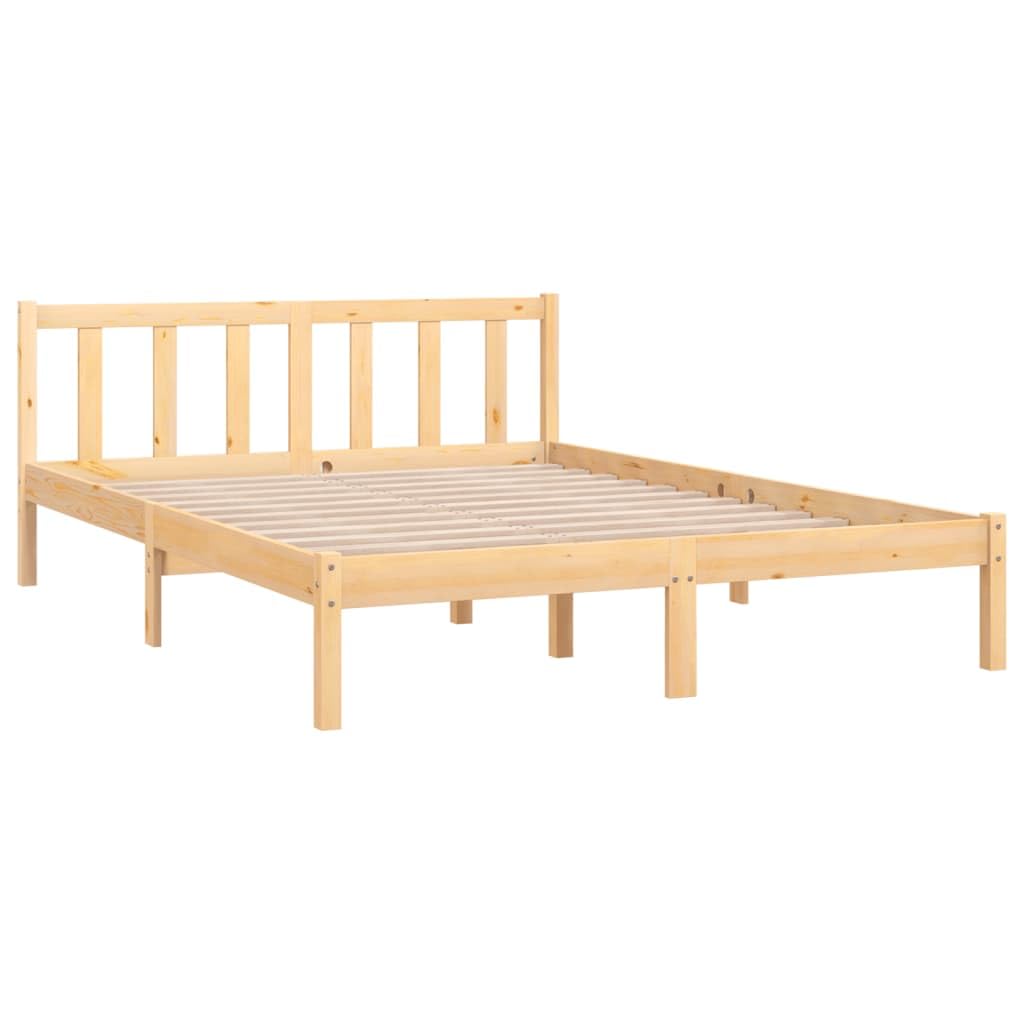 Bett mit Lattenrost Bettgestell Massivholzbett nholz 140x200 cm