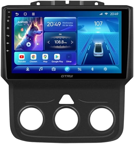 9" Android 13 Car Stereo For 2013-2018 Dodge Ram 1500/2500/3500 - 64GB, CarPlay, Touchscreen