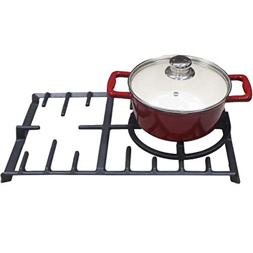 Uniflasy Universal Wok Ring Gas Stove Burner Grate for Samsung NX58H5650WS, NX58H5600SS, NX58H9500WS, NY58J9850WS, Frigidaire FPGF3077QF, GE Appliances JGBS66REKSS, Whirlpool WFG320M0BB, WFG505M0B
