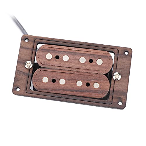 Captadores de guitarra elétrica, captador humbucking emoldurado de 4 cordas, com ímã, adequado para