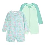 2-Pack Long Sleeve Rash Guard Coverall