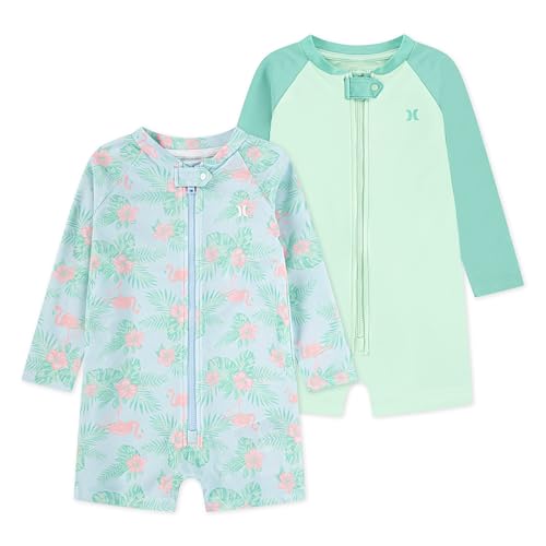 Image of Hurley Baby 2-Pack Long Sleeve Rash Guard Coverall