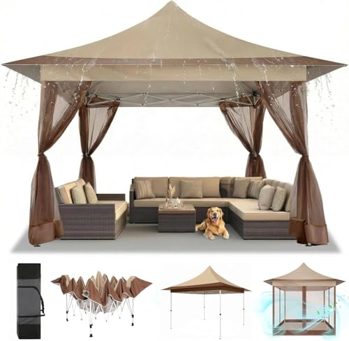 COBIZI 12x12 Khaki Pop Up Gazebo