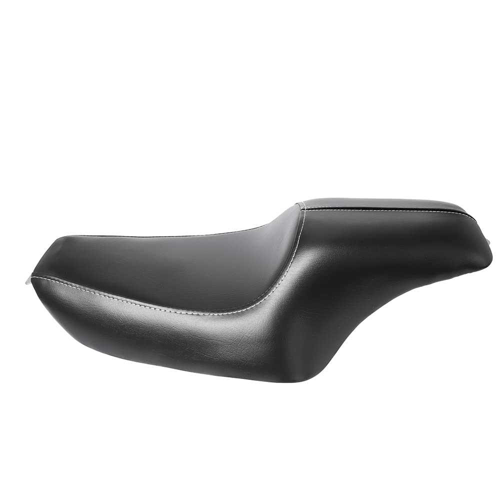Cojín de asiento para Sportster XL883 1200 de dos personas en color negro para 2004-2016 8