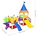 Toyvian Miniature Playground Models Kids Mini Slide Toy Model Plastic Playground Equipment STEM Toys for Kids Mini Playground Doll House Decor