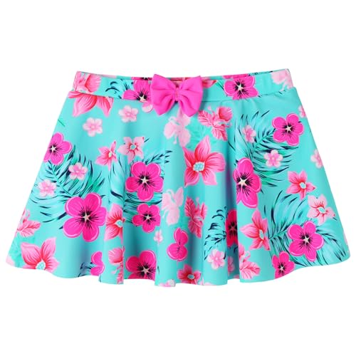 Image of Girls Rash Guard 2 Pieces Bathing Suit UPF50+ Swimsuit with Swimming Skirt Swimwear 2-14Y
