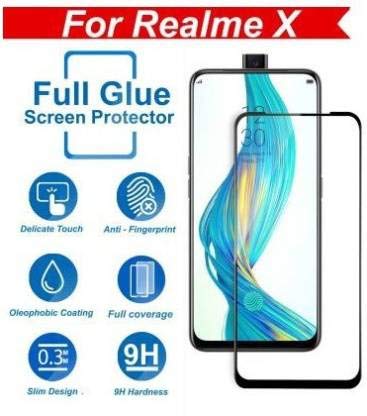 Image of Tempered Glass Anti-Scratch Screen Protector Compatible for (REALME X)