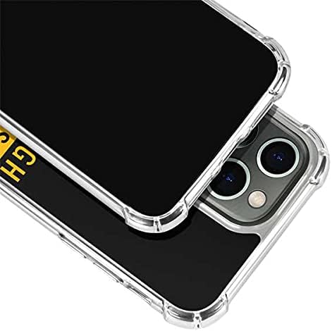 Skinit Clear Phone Case Compatible with iPhone 13 Pro - Officially Licensed NFL Pittsburgh Steelers Black Performance Series Design