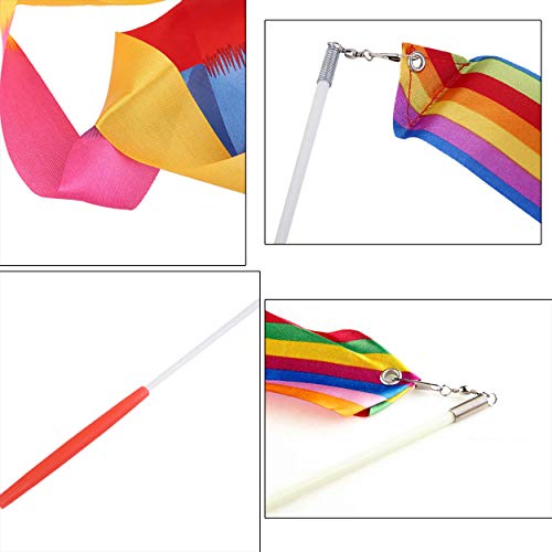2pcs Rainbow Dance Ribbons