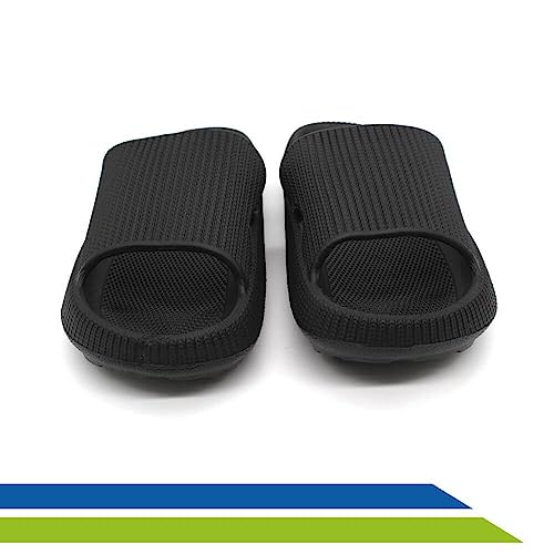 Chinelo Nuvem Original Ortopédico Flof - Sandália Anatômica Extra Macia Longevitech (36/37, Preto)