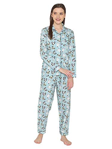 FLUFFALUMP Bow Wow Cotton Pyjama Set