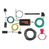 CURT 56369 Vehicle-Side Custom 4-Pin Trailer Wiring Harness, Fits Select Jeep Compass