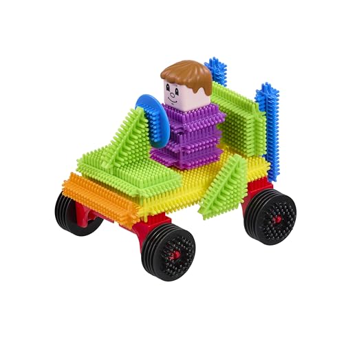 Stickle Bricks Big Bag, Toddler Construction Toy with Assorted Shapes & Colours - Image 3