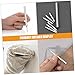 GARVALON 300pcs Double Screw Nails for Upholstery Tacks Seamless Nail Wall Fastening Tool Skirting Nails Kit