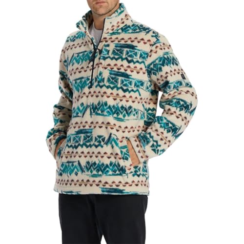 Billabong Boundary Mock Neck Sweater - Men's, Bone, S