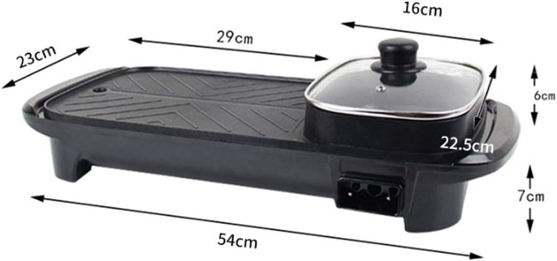 Delavala 2-in-1 Electric BBQ Hotpot - Korean Grill & Griddle -2 Delavala 2-in-1 Electric BBQ Hotpot - Korean Grill & Griddle -2
