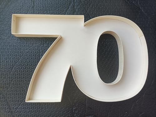 Jointed fillable number box 70, Wooden Fillable Letters and shapes
