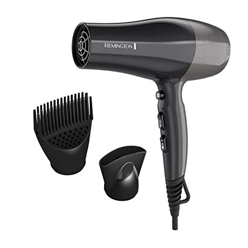 Amazon.com: Remington D5700 - Secador de pelo de cerámica con volumen  activado, color negro : Belleza y Cuidado Personal