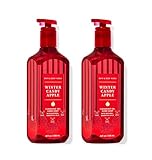 Bath and Body Works Cleansing Gel Hand Soap 8 Ounce 2-Pack (Winter Candy Apple)
