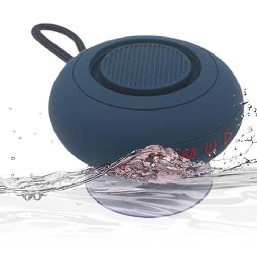 Altavoz De Ducha Impermeable - Altavoz De Bajo Estéreo - Portátil | Altavoz De Audio De Alta Fidelidad Inalámbrico, Creativo De Larga Duración, para Baño, Ducha, Piscina, Niños,