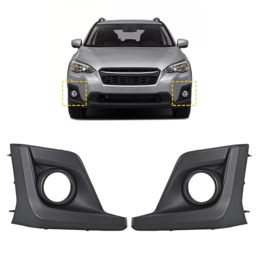 GearUp 1 Pair Fog Light Cover Bezel for Subaru Crosstrek 2018 2019 2020 Replaces 57731FL082, 57731FL092