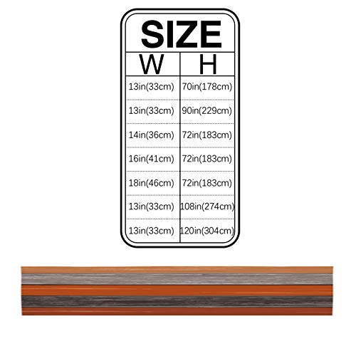 Vandarllin Farmhouse Fall Thanksgiving Table Runner Extra Long 120 Inches-Retro Rustic Barn Wood Texture Ombre Burnt Orange Gray Non-Slip Rectangle Settings Decoration For Kitchen Home Dining Holiday #TOP4