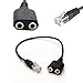 CentBest RJ9 a 3.5mm Femmina convertitore Adattatore PC Headset Cavo per Avaya 1600 9600 SNOM Yealink Telefoni