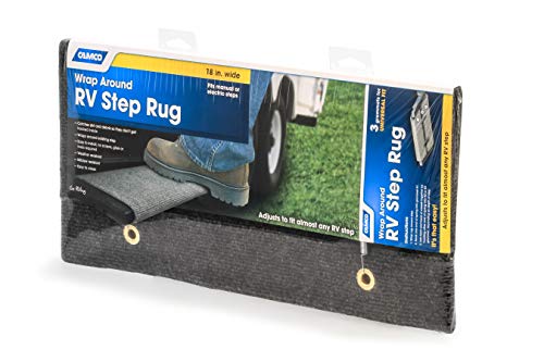 Camco 42925-A Gray 18 Inch 42925 18" Rv Step Rug-Grey #TOP1