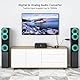 DAC Audio 192 kHz, Adapter SPDIF Klinke, optischer RCA-Konverter, digitaler Analog-Audio-Konverter, SPDIF Toslink auf Stereo-Cinch-Audio und 3,5-mm-Buchse für PS3, PS4, Xbox, HDTV, Blu-ray